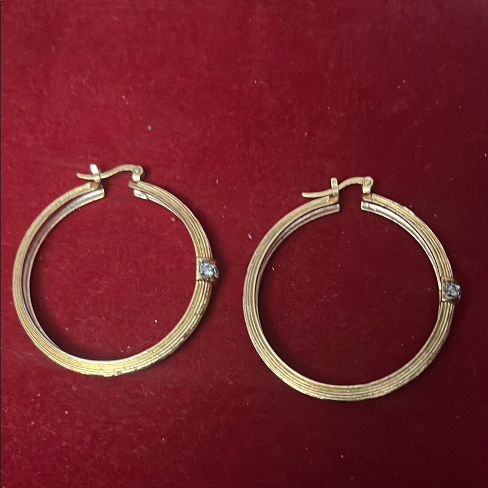 Elegant Gold Hoop Earrings